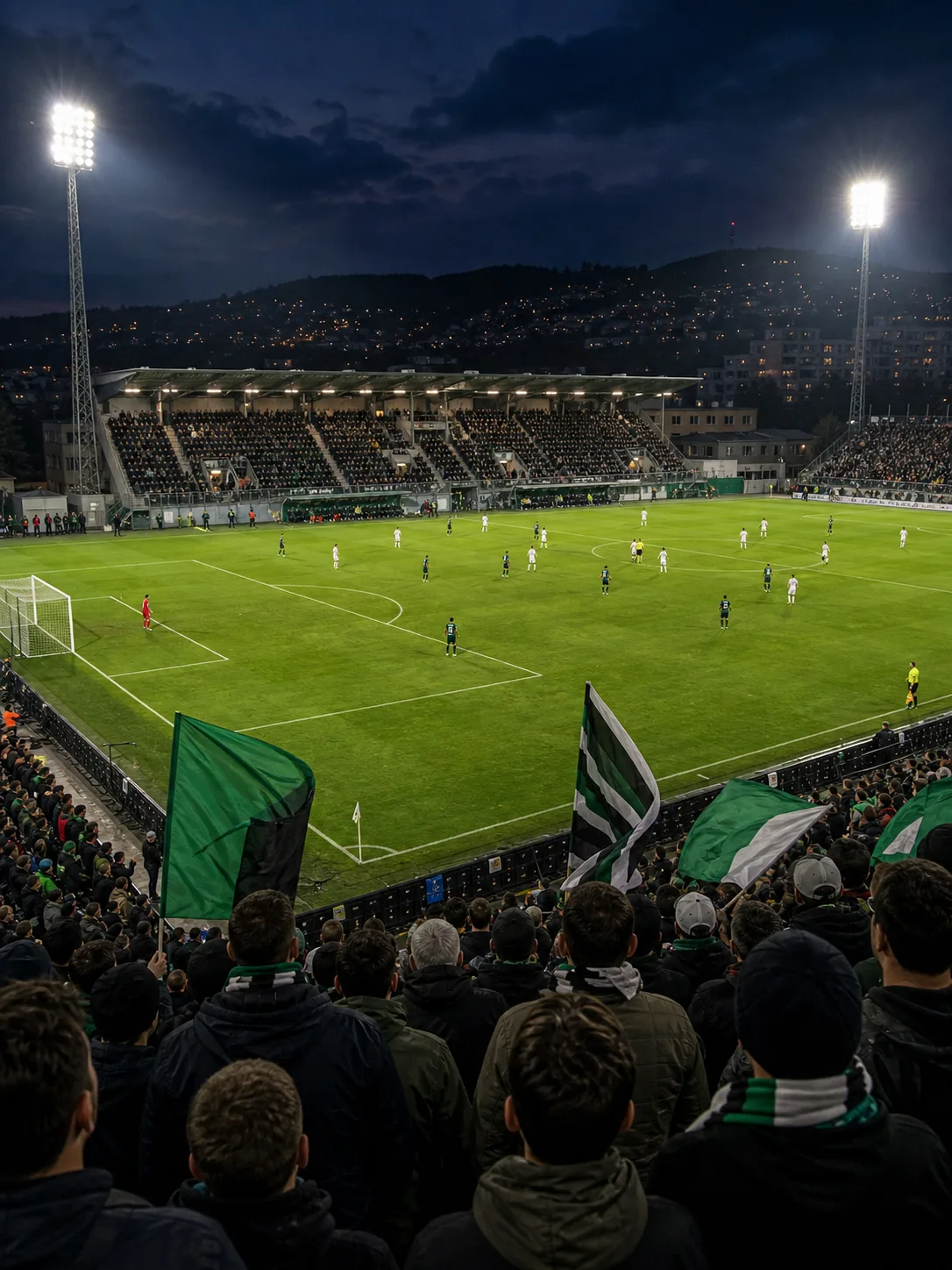 Fotbollsarena kopplad till Conference League och resultat som påverkar tabellen